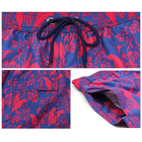 Men's Swim Trunks Cool Beach Shorts - Picture 5 of 6